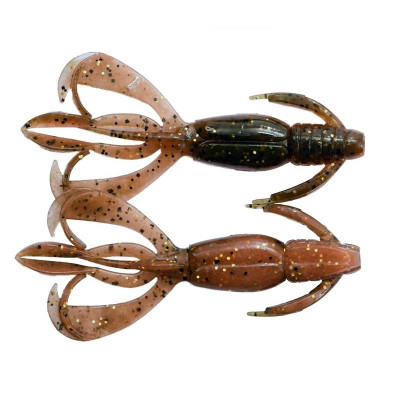 Keitech Crazy Flapper 2,8/71mm - Green Pumpkin Orange Gold (bal 8 ks)