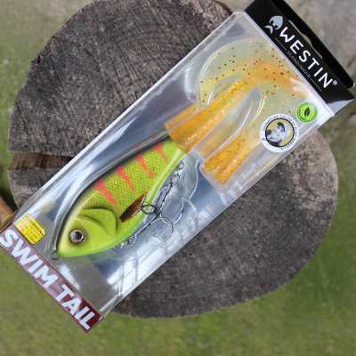 Westin SWIM Advent Calendar Swim Tail 12CM 62G SUSPENDING 2 TAILS 3D UV Copper Perch No. 20 Limited edition