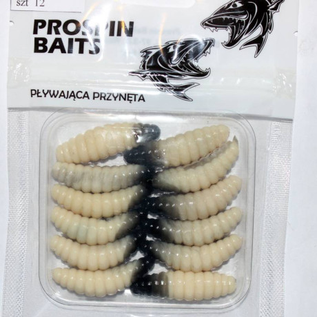 Prospin Baits Plujka 1,5" 38mm 12 pcs barva DUO 01 Cheese/Black příchuť sýr
