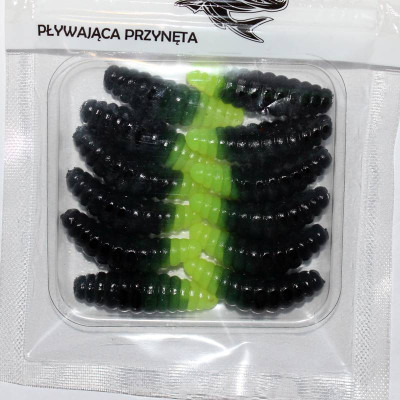 Prospin Baits Plujka 1,5" 38mm 12 pcs barva DUO 03 Black/Charetreuse příchuť sýr