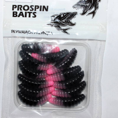 Prospin Baits Plujka 1,5" 38mm 12 pcs barva DUO 07 Black/Baby Pink příchuť sýr