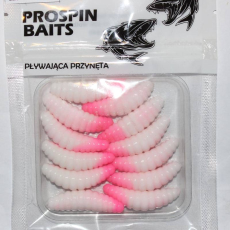 Prospin Baits Plujka 1,5" 38mm 12 pcs barva DUO 10 White/Baby Pink příchuť sýr
