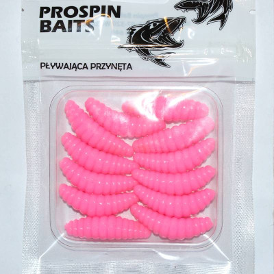 Prospin Baits Plujka 1,5" 38mm 12 pcs barva 36 Baby Pink příchuť sýr