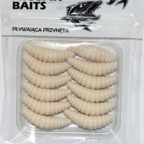 Prospin Baits Plujka 1,5" 38mm 12 pcs barva 001 Coffee Milk příchuť sýr