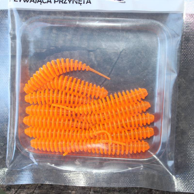 Prospin Baits Slug 2" 50mm 12 pcs barva 45 Transparent Orange příchuť sýr