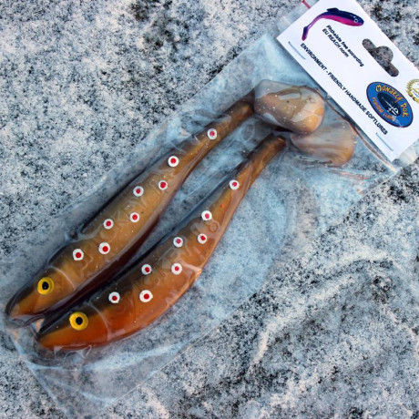 Monarch Dok Spickey Shad 18 Realistic Brown Trout (balení 2ks)