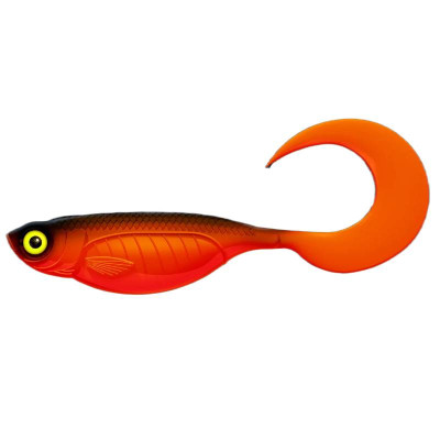 LIBRA LURES Embrion Twist Tail 7″ 180mm 38,5g (NO SCENT) 011 Hot Orange 1ks/bal