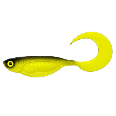 LIBRA LURES Embrion Twist Tail 7″ 180mm 38,5g (NO SCENT) 006 Hot Yellow 1ks/bal