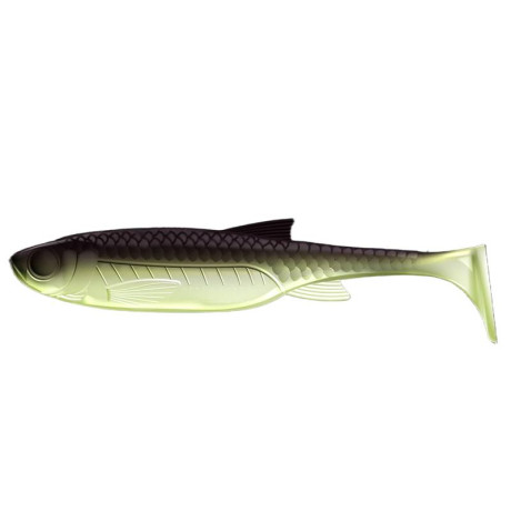 LIBRA LURES Kraken Shad 6″ 150mm 24,5g 031 Olive Whitefish (NO SCENT) – 2ks/bal