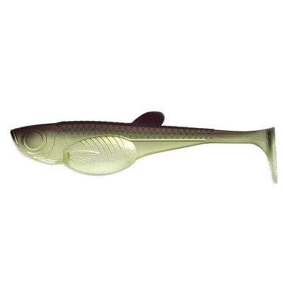 LIBRA LURES Embrion Shad 6″ 150mm 26,5g - 031 Olive Whitefish (NO SCENT) – 2ks/bal