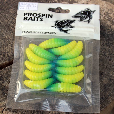 Prospin Baits Plujka 1,5" 38mm 12 pcs barva DUO 13 Yellow/Green příchuť sýr