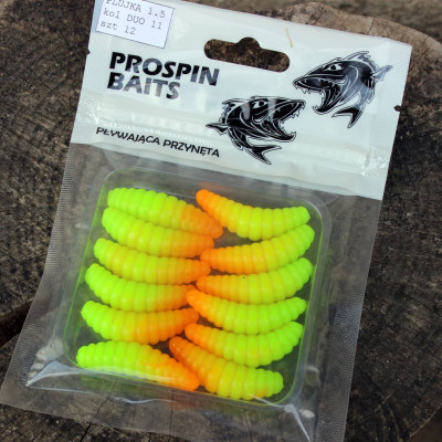 Prospin Baits Plujka 1,5" 38mm 12 pcs barva DUO 13 Yellow/Green příchuť sýr