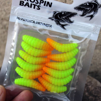 Prospin Baits Plujka 1,5" 38mm 12 pcs barva DUO 13 Yellow/Green příchuť sýr