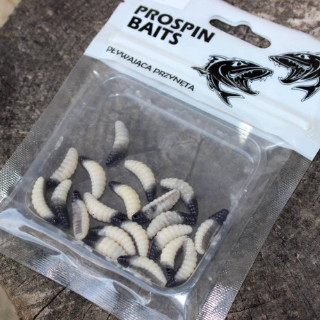 Prospin Baits Plujka 1" 25mm 20 pcs barva DUO 01 příchuť sýr