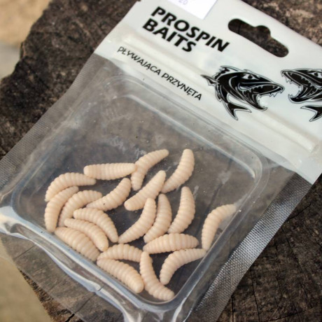 Prospin Baits Plujka 1" 25mm 20 pcs barva 001 Coffee Milk příchuť sýr
