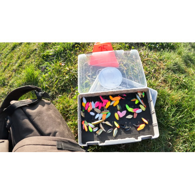 Krabice na návazce a stingery Westin W3 Rig Box 28x19,5x4,5cm Grey/Clear