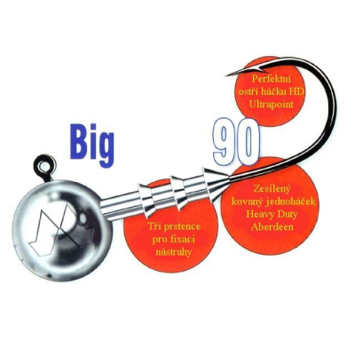 Jigová hlavička Mustad Big Game bj10g