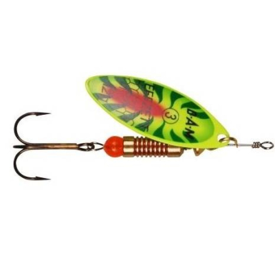 Rotační třpytka DAM Effzett Predator nr 3 - Fire Shark