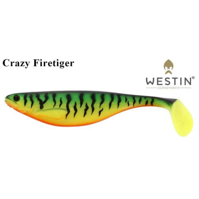 Ripper Westin Shad Teez 12 cm Crazy Firetiger