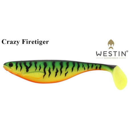 Ripper Westin Shad Teez 12 cm Crazy Firetiger