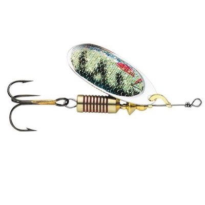 Rotační třpytka DAM Effzett nature vel.  1 barva okoun