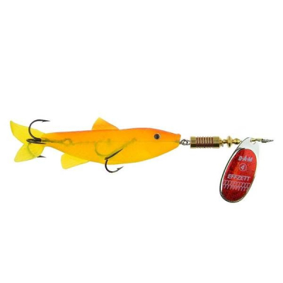 Rotační třpytka DAM FZ Minnow vel. 2 Red Glitter