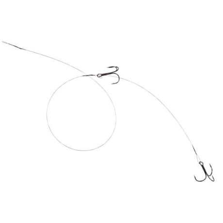 Lanko na mrtvou nástražní rybku DAM Effzett 7x7 - 2x trojháček délka 60cm