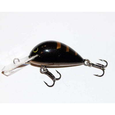 Polské woblery Bonito Kleń 3,5cm E04 Black Tiger plovoucí