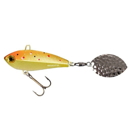 Manyfik Tail Spinner IWO OL 23g 55mm Blue