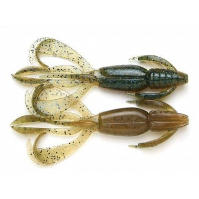 Keitech Crazy Flapper 91mm - 438 Green Pumpkin fire (balení 7 ks)