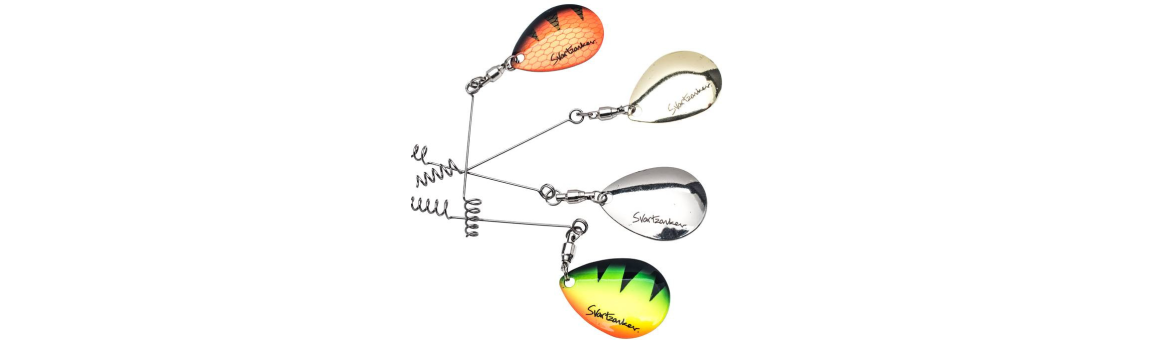 Rotační listy ke gumovým nástrahám