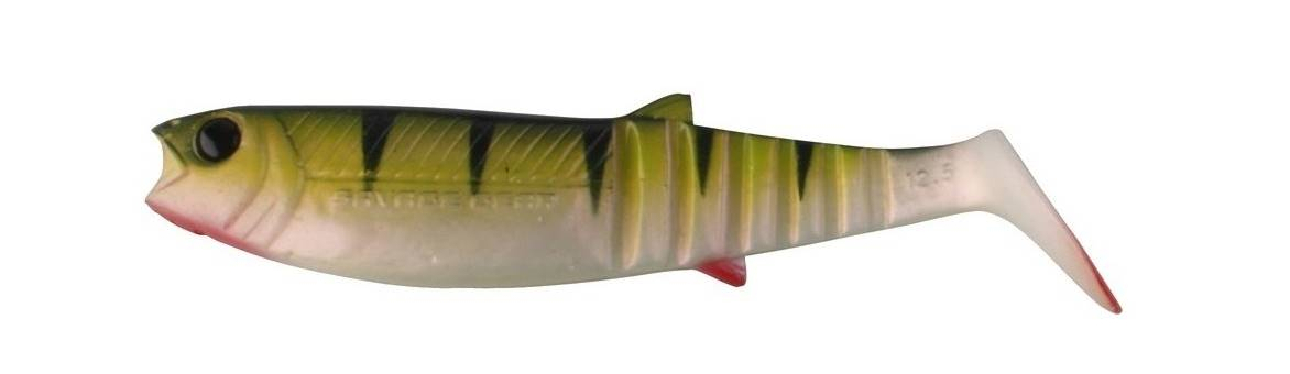 Gumová nástraha na okouny ripper Savage Gear Cannibal Shad 8cm