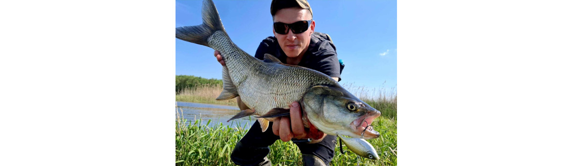 River Customs Leaper - bezlopatková woblerocikáda na candáty a boleny