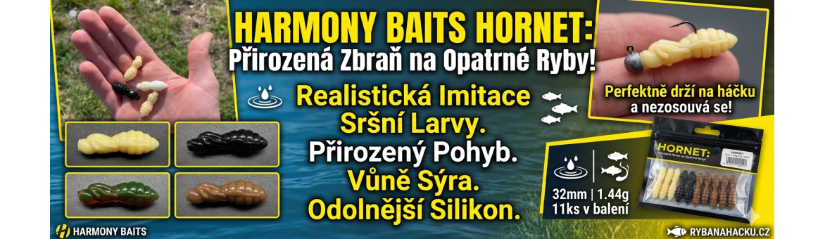 Harmony Baits Hornet - realistická napodobenina sršně pro lov pstruhů a jelců