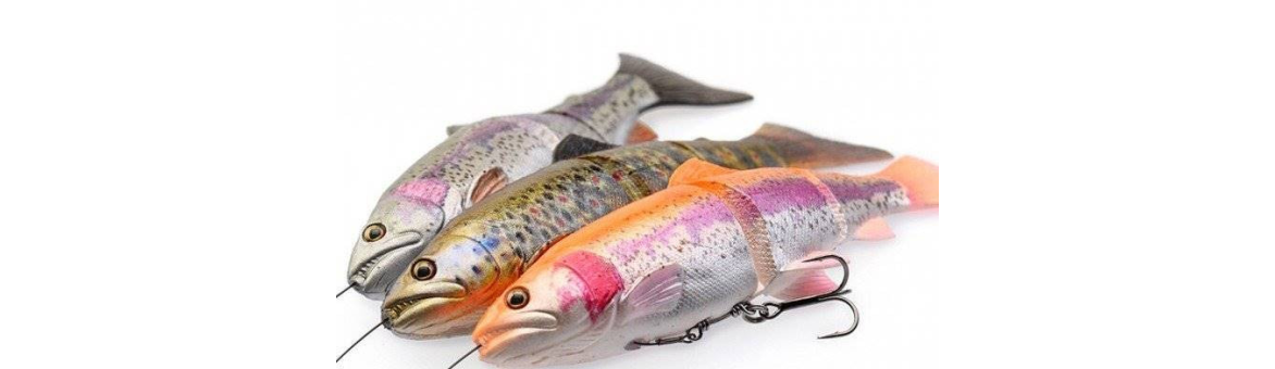 4D pstruh Savage Gear Line Thru Trout