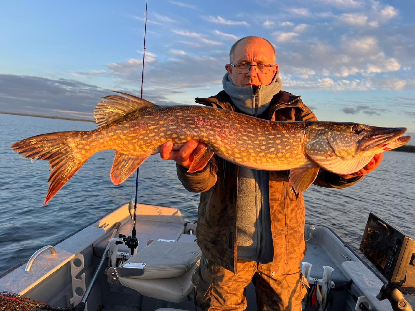 Jacek Wargocki a štika na wobler